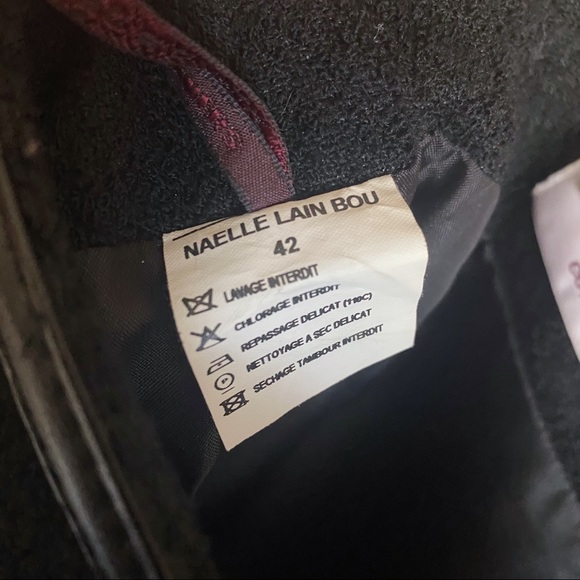 Comptoir Des Cotonniers Wool Pleated Drop-Waist Tulip Style Mini Skirt - Picture 7 of 7